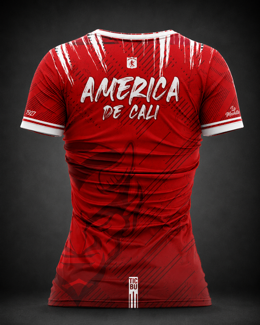 Camiseta América de Cali Roja Dama | Edición Especial LA12 America24