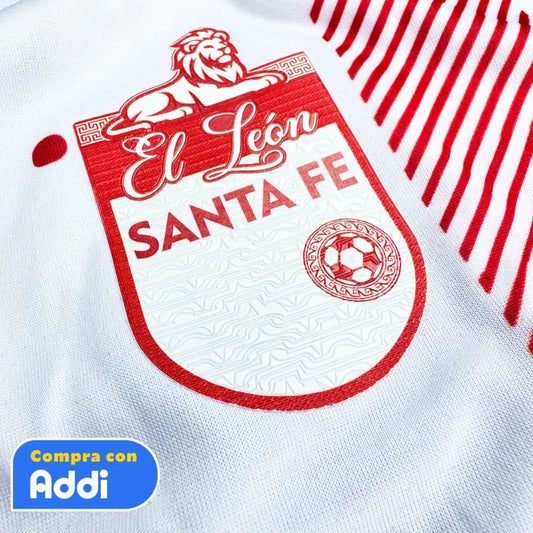 Camiseta Dama Deportiva (Ref SANTA FE BLANCO LOGO 3D)
