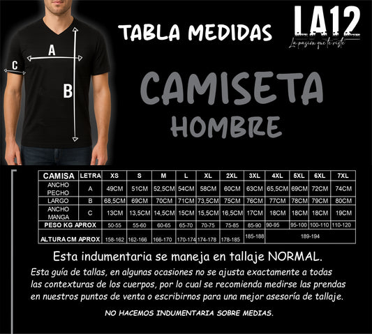 Camiseta Hombre Deportiva Colombia 26 Rosa