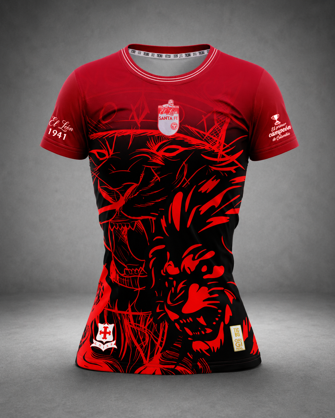 Camiseta Dama Deportiva Santa Fe 25 | Edición Especial LA12
