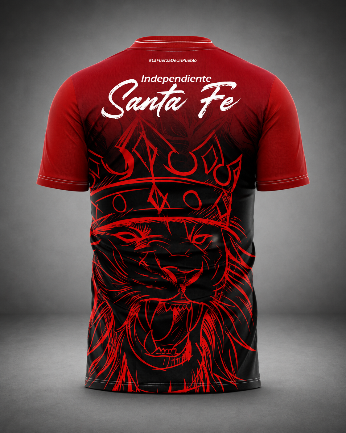 Camiseta Santa Fe León Negra Hombre | Edición Especial LA12