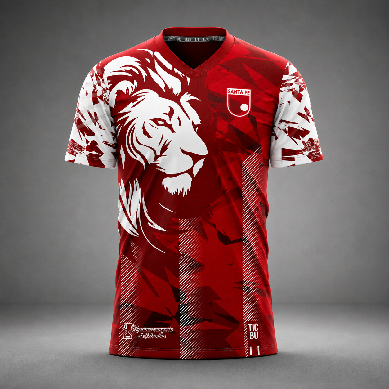 Camiseta Santa Fe León Roja Hombre | Edición Especial LA12