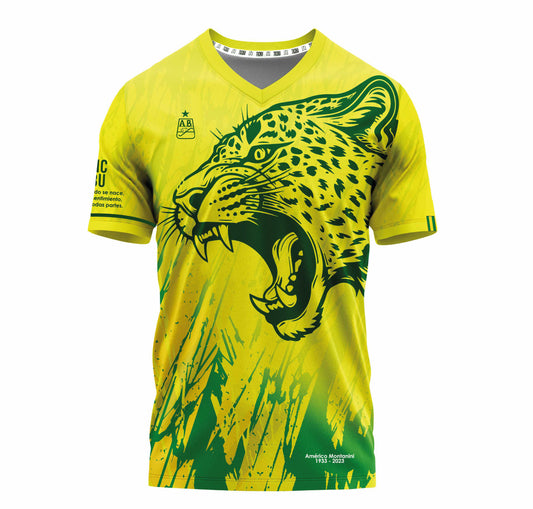 Camiseta Hombre Deportiva Atletico Bucaramanga Leopardo