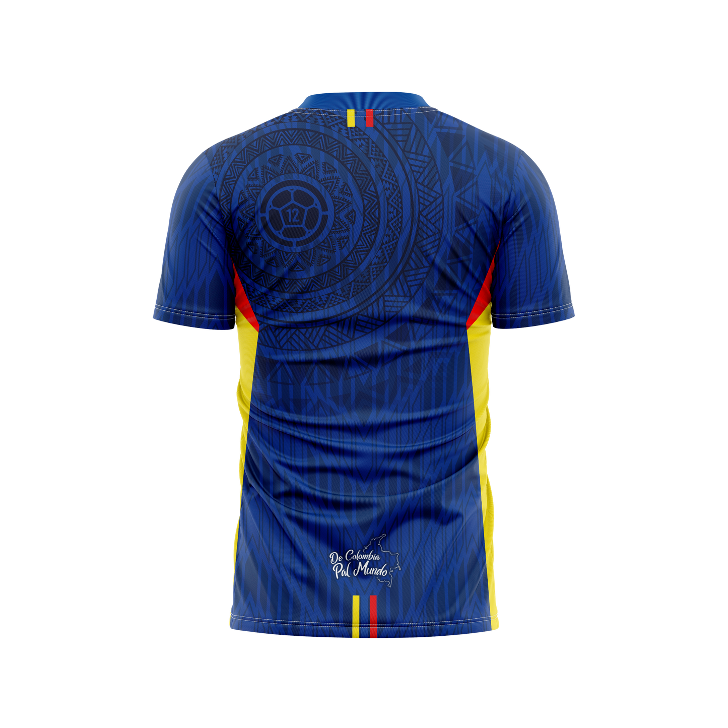 Camiseta Hombre Deportiva Colombia25 Azul