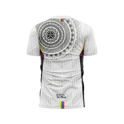 Camiseta Hombre Deportiva Colombia25 Blanco