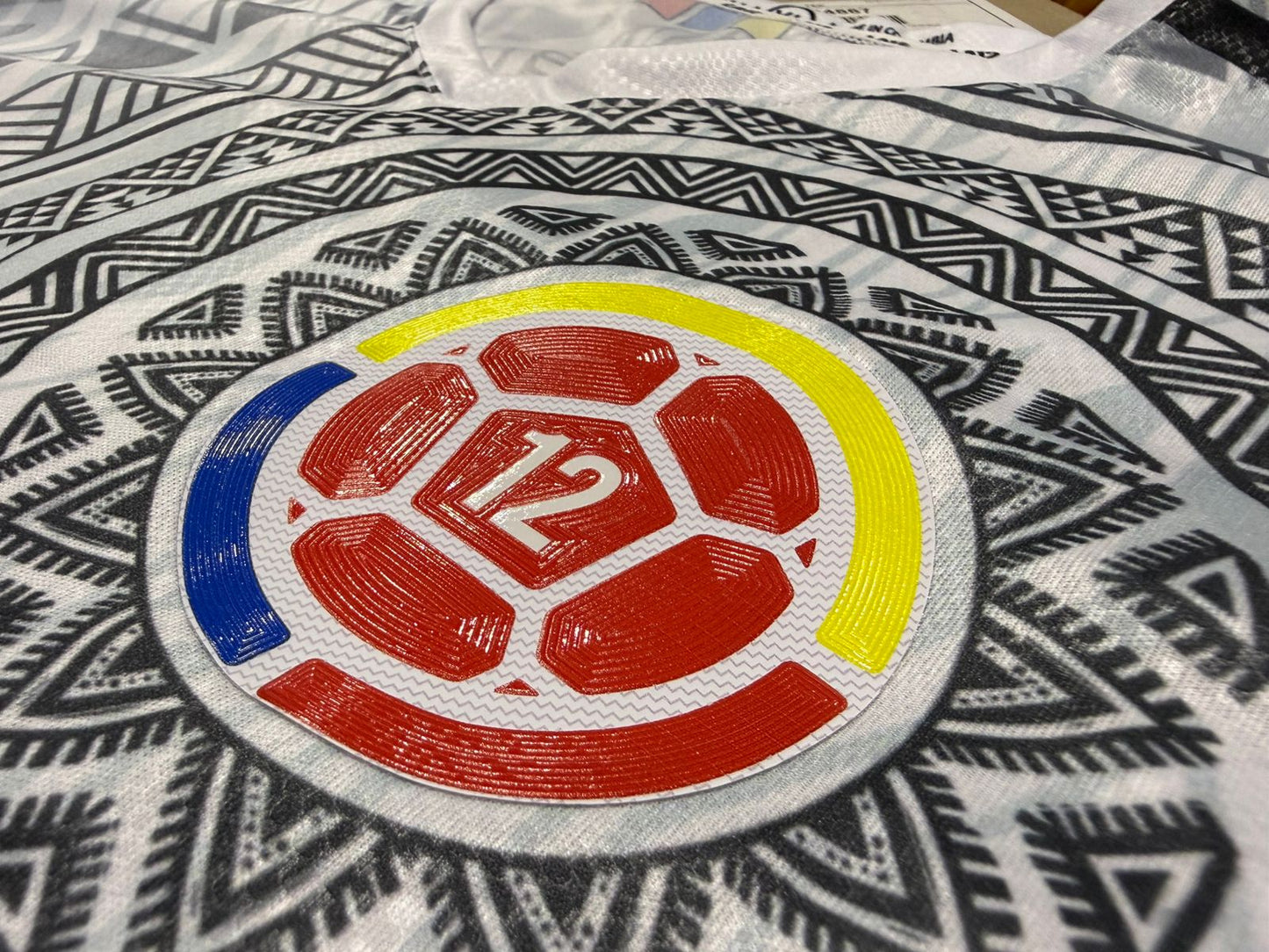 Camiseta Hombre Deportiva Colombia25 Blanco