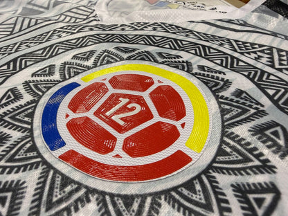 Camiseta Hombre Deportiva Colombia25 Blanco