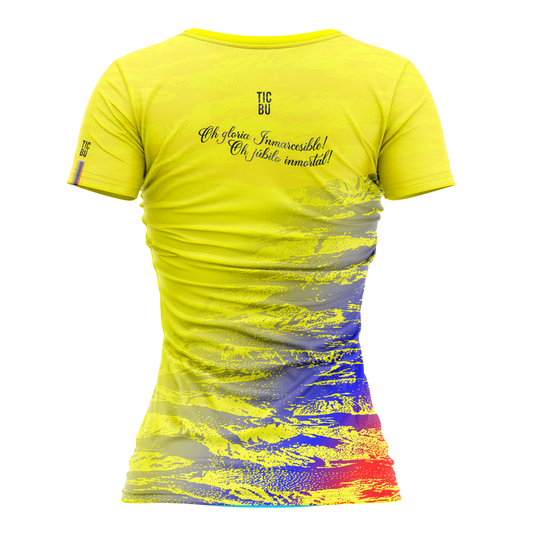Camiseta Dama Deportiva (Ref COL AMARILLA)