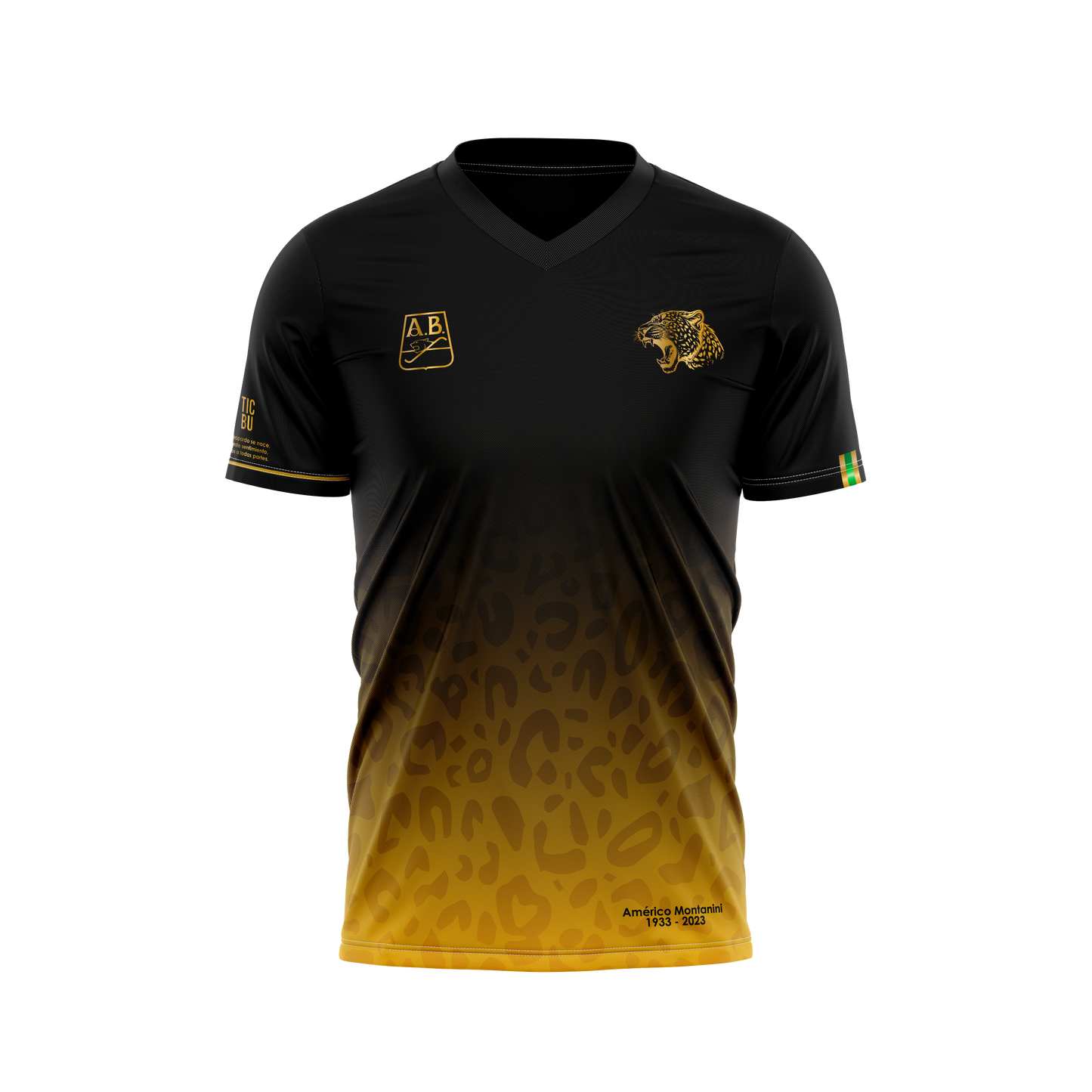 Camiseta Hombre Deportiva (Ref AB Negra)
