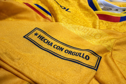 Camiseta Hombre Deportiva Colombia26 Amarilla