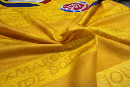Camiseta Hombre Deportiva Colombia26 Amarilla