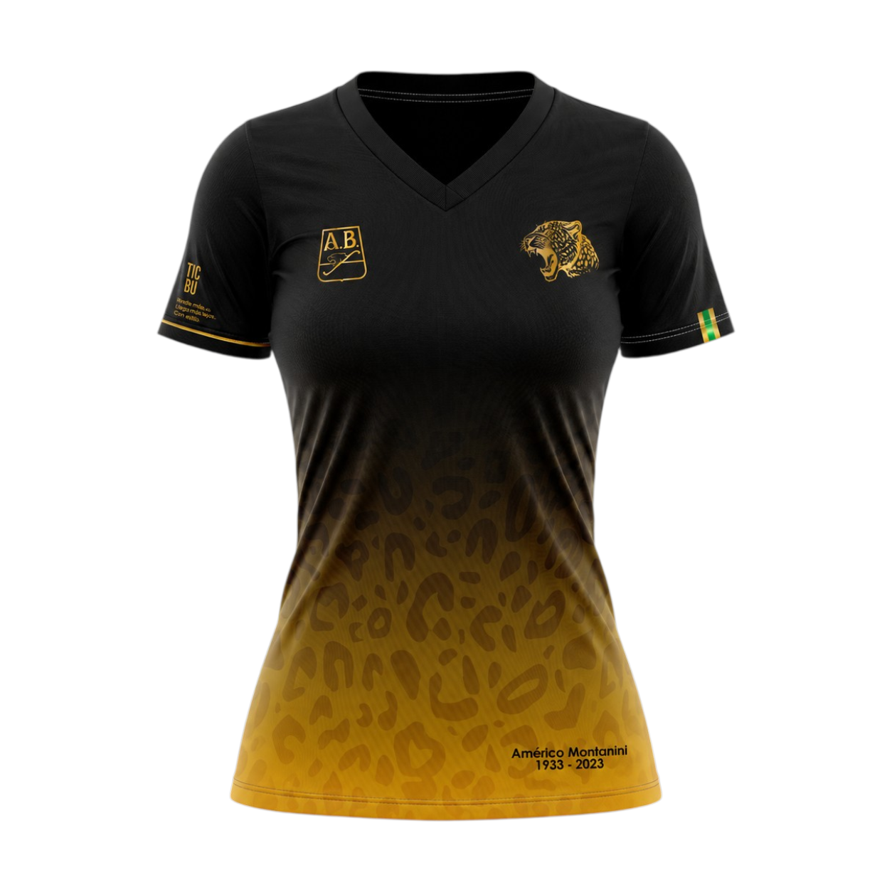 Camiseta Dama Deportiva (Ref AB Negra)