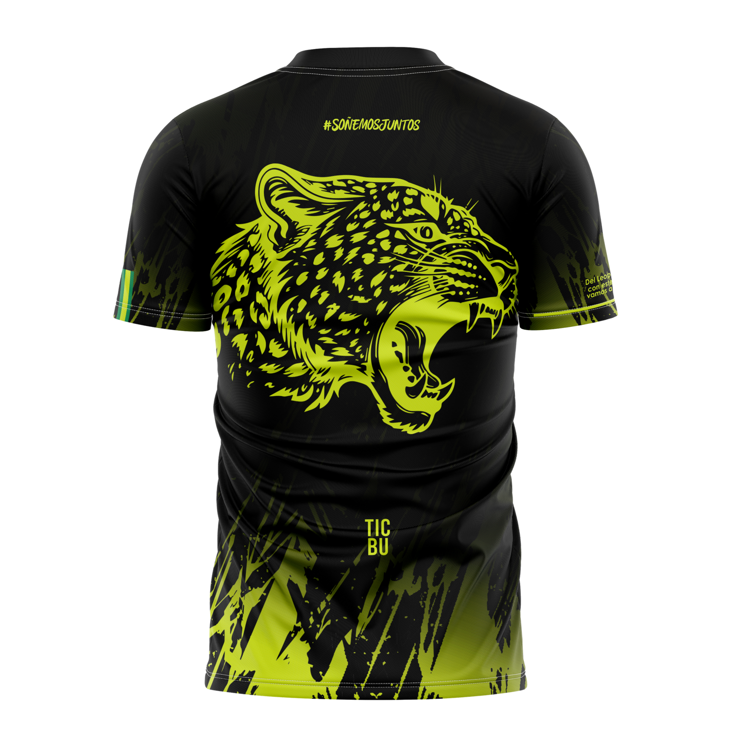 Camiseta Hombre Deportiva (Ref Atletico Bucaramanga NEON)