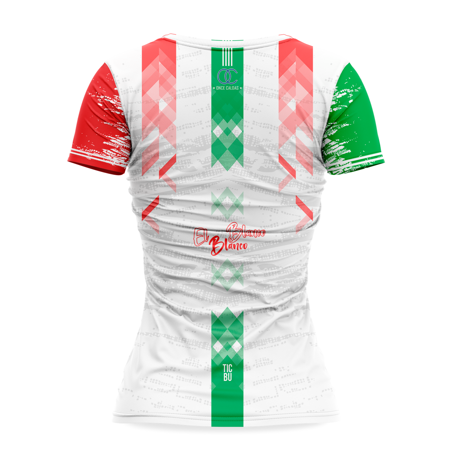 Camiseta Dama Deportiva (Ref ONCE CALDAS) Escudo UV3D