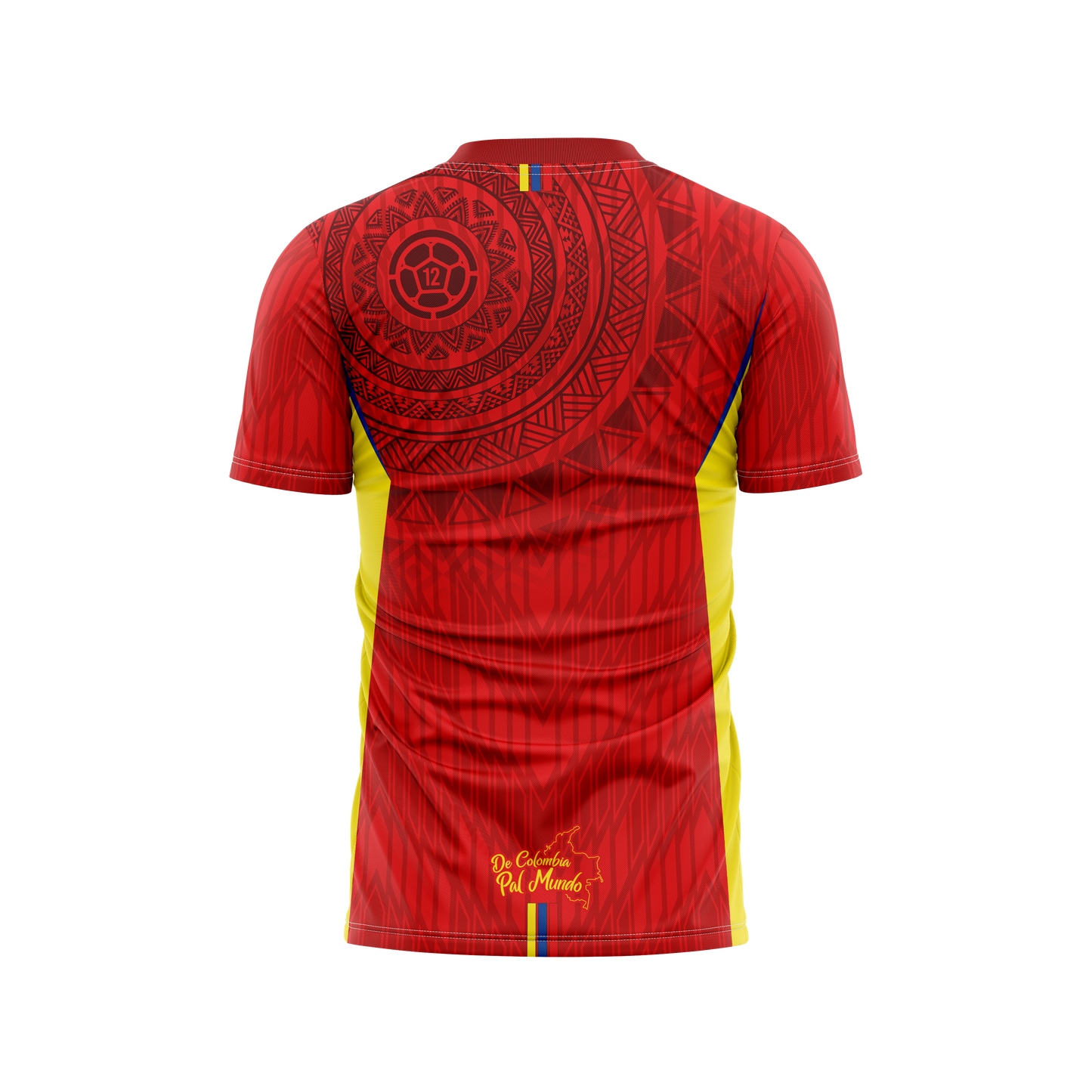 Camiseta Hombre Deportiva Colombia25 Rojo