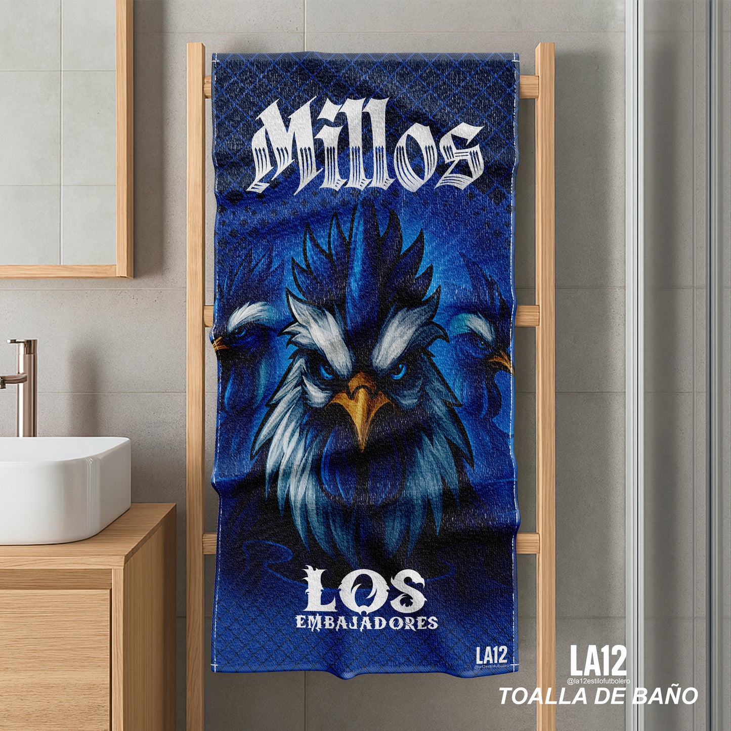 Toalla Deportiva Atletico Millonarios 25