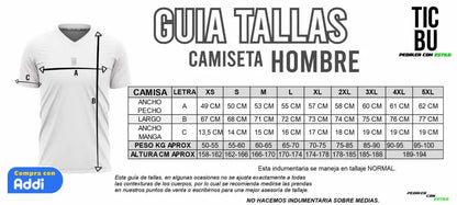 Camiseta Hombre Deportiva Ref SANTA FE-25