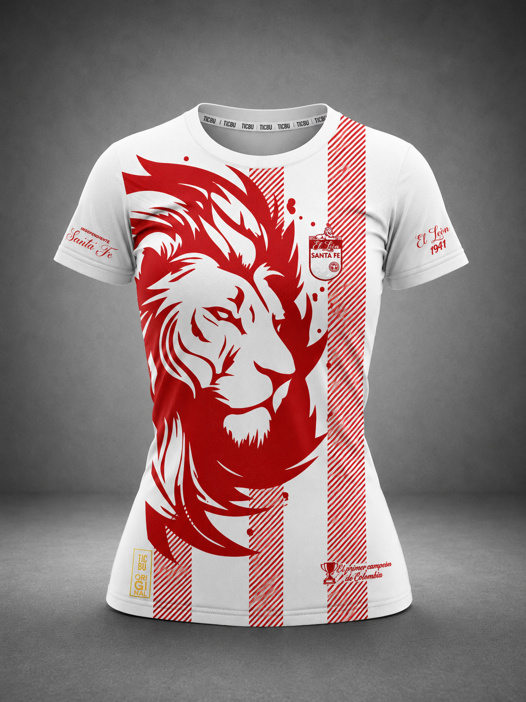 Camiseta Dama Santa Fe Blanco 25 | Edición Especial LA12