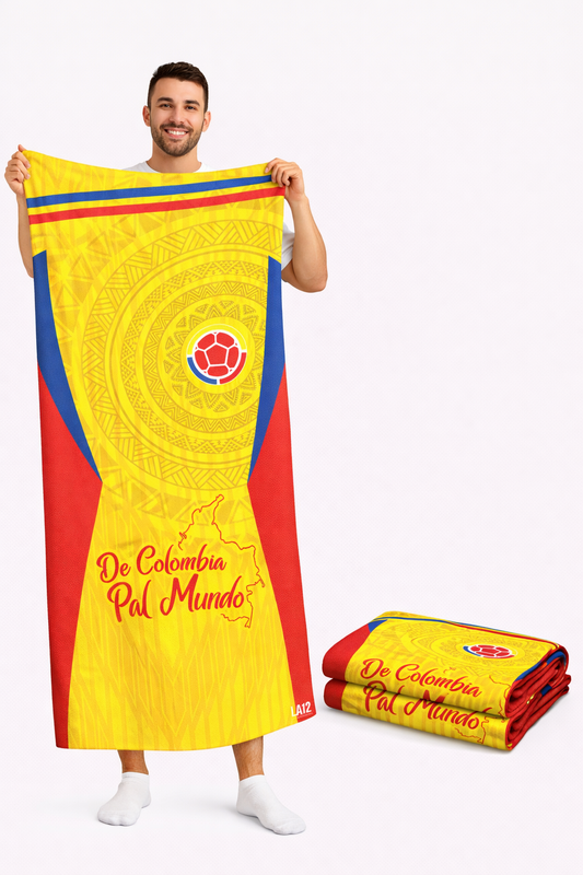 Toalla Deportiva Colombia Amarilla